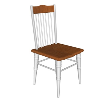 简欧单椅su模型