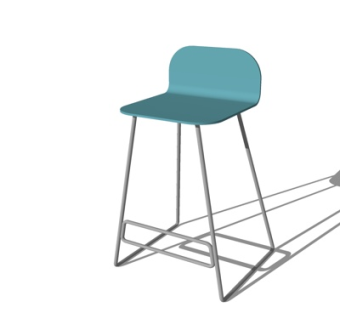 现代单椅su模型
