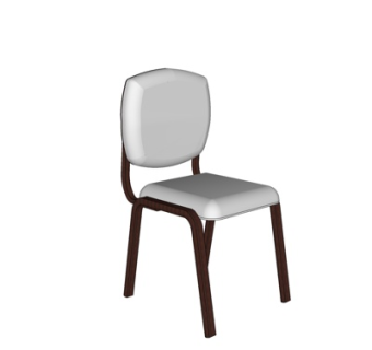 现代单椅su模型