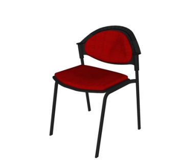 简欧单椅su模型