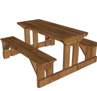 新中式休闲桌椅su模型