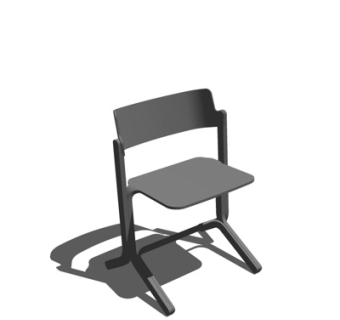 现代单椅su模型