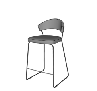 现代单椅su模型