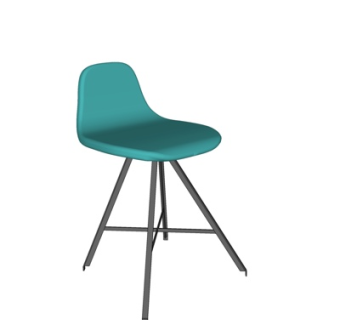 现代单椅su模型