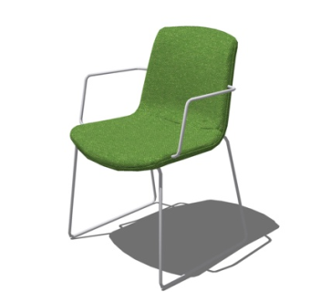 现代单椅su模型