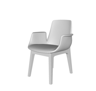 现代单椅su模型