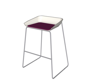 现代吧台椅su模型