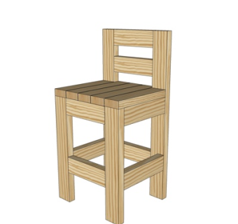 新中式单椅su模型