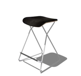 北欧单椅su模型