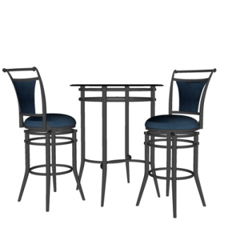 美式休闲桌椅su模型