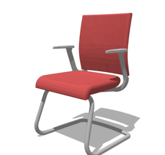 现代单椅su模型