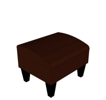 现代布艺凳子su模型