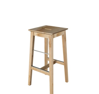 现代实木吧台椅su模型