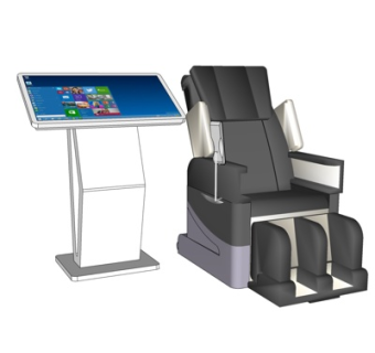 现代布艺按摩椅su模型