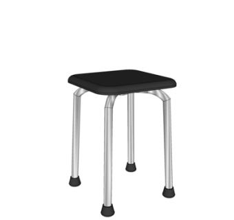 现代方形凳子su模型