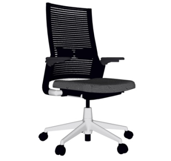 现代布艺办公椅su模型