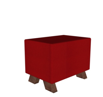 现代方形凳子su模型