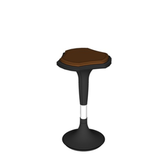 现代铁艺吧台椅su模型