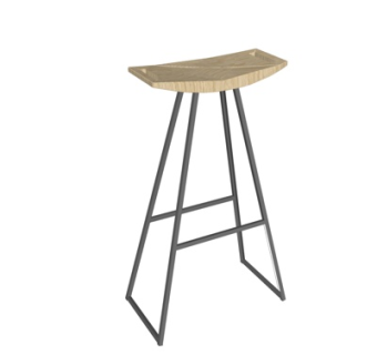 现代铁艺吧台椅su模型