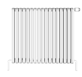 现代暖气片su模型