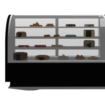 现代冰柜su模型