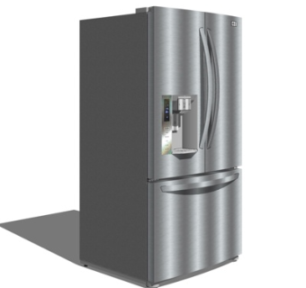 现代冰箱su模型