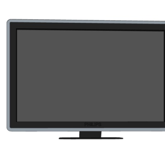 现代电视机su模型