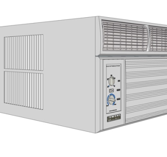 现代空调主机su模型