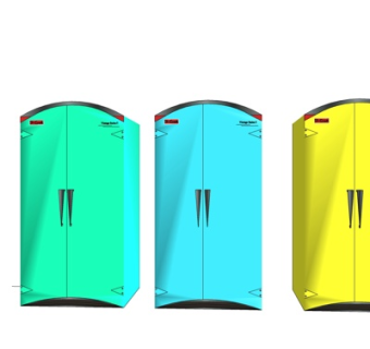 现代冰箱su模型