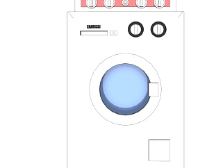 现代<em>洗衣机su模型</em>