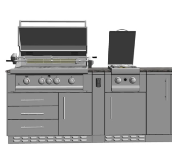 现代炉灶su模型