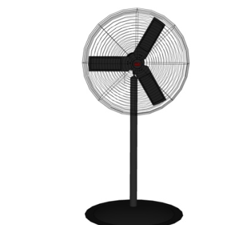 现代风扇su模型