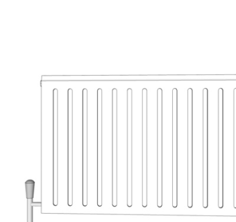 现代暖气片su模型