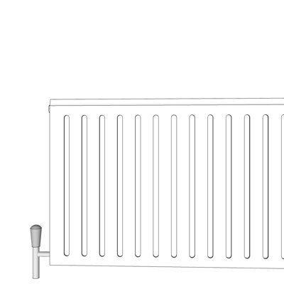 现代暖气片su模型