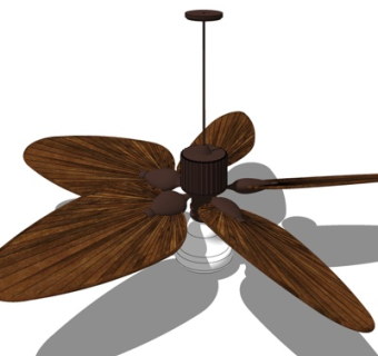 现代风扇su模型