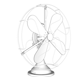 现代风扇su模型