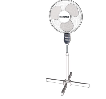 现代风扇su模型