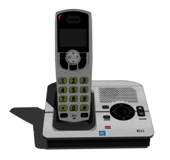 现代电话机su模型