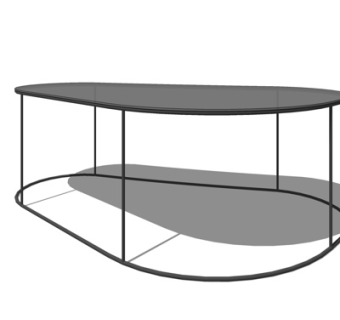 现代实木茶几su模型