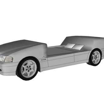 现代跑车su模型