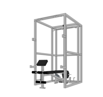 现代健身设备su模型