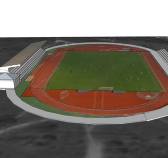 现代跑道su模型