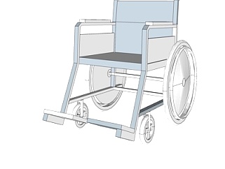 现代轮椅su模型