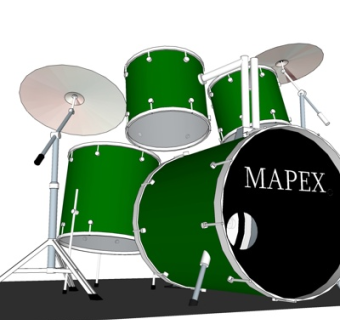 现代架子鼓su模型