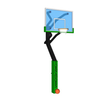 现代篮板su模型