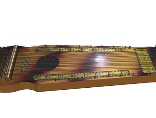 中式古琴su模型