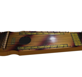 中式古琴su模型