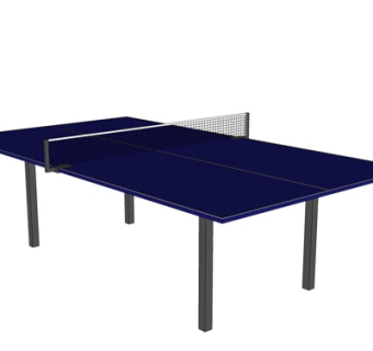 现代乒乓球台su模型