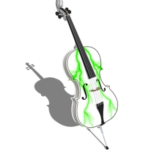 欧式大提琴su模型