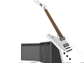 现代电子<em>吉他</em>su模型